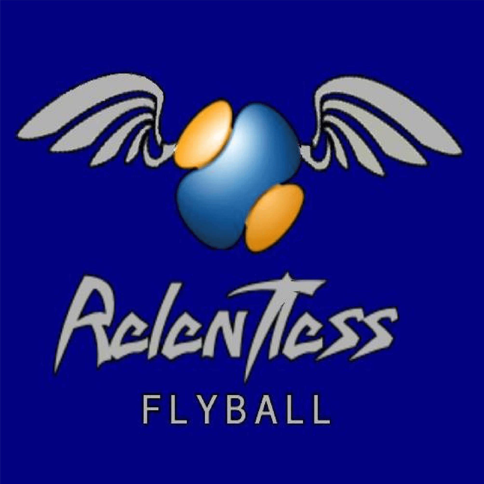 Relentless_Flyball logo sigma embroidery