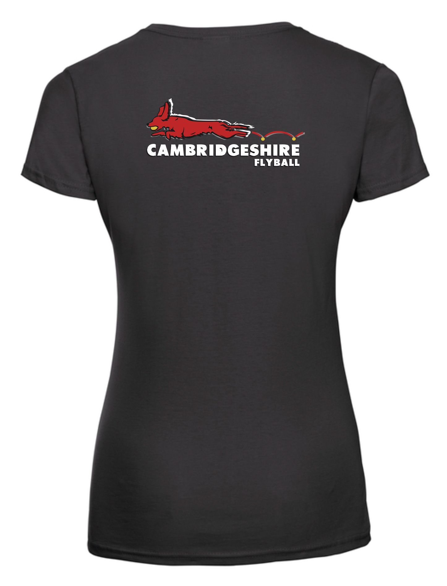 Cambridgeshire Flyball Teams - Cotton Tee (Ladies)