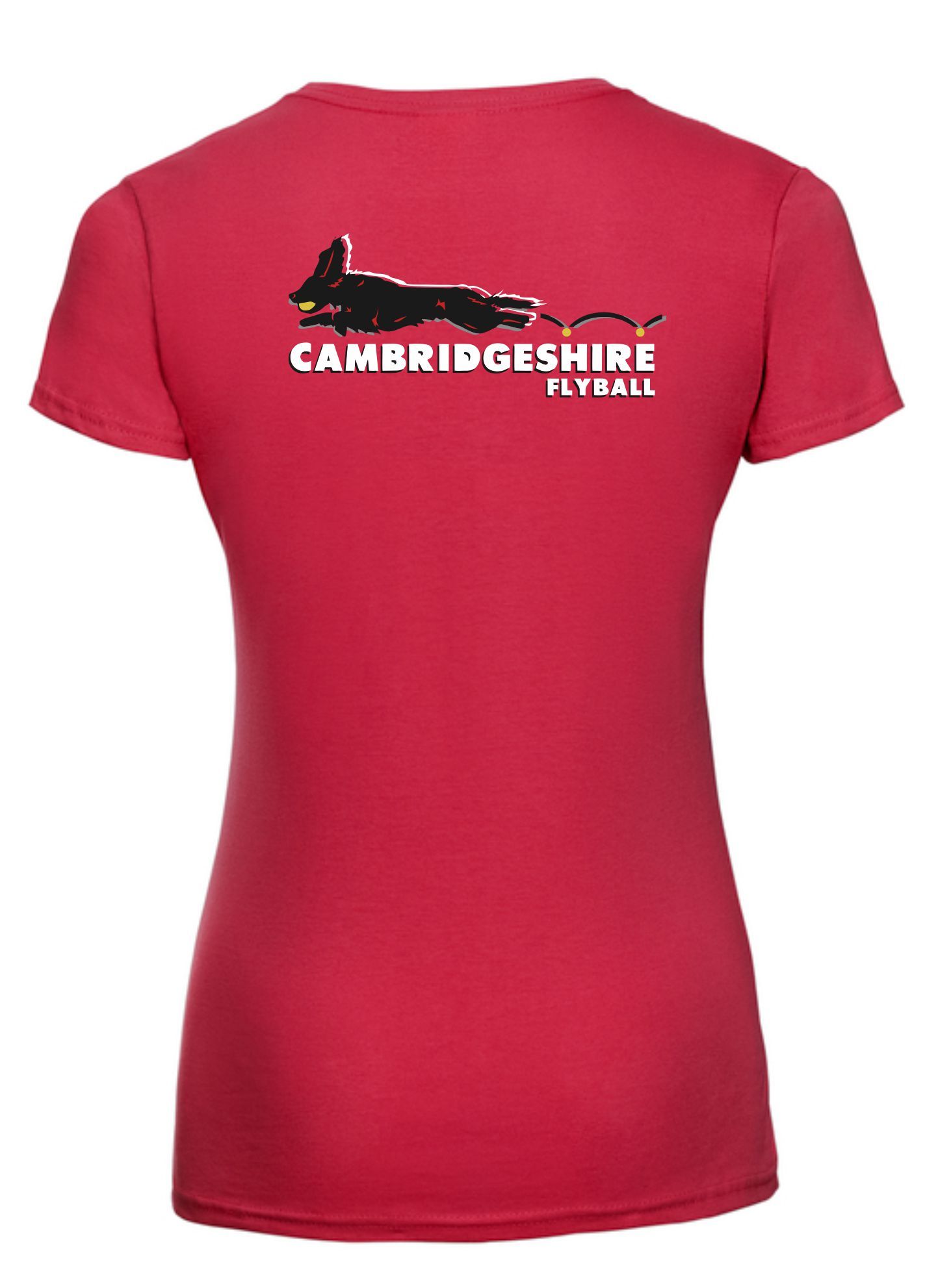 Cambridgeshire Flyball Teams - Cotton Tee (Ladies)