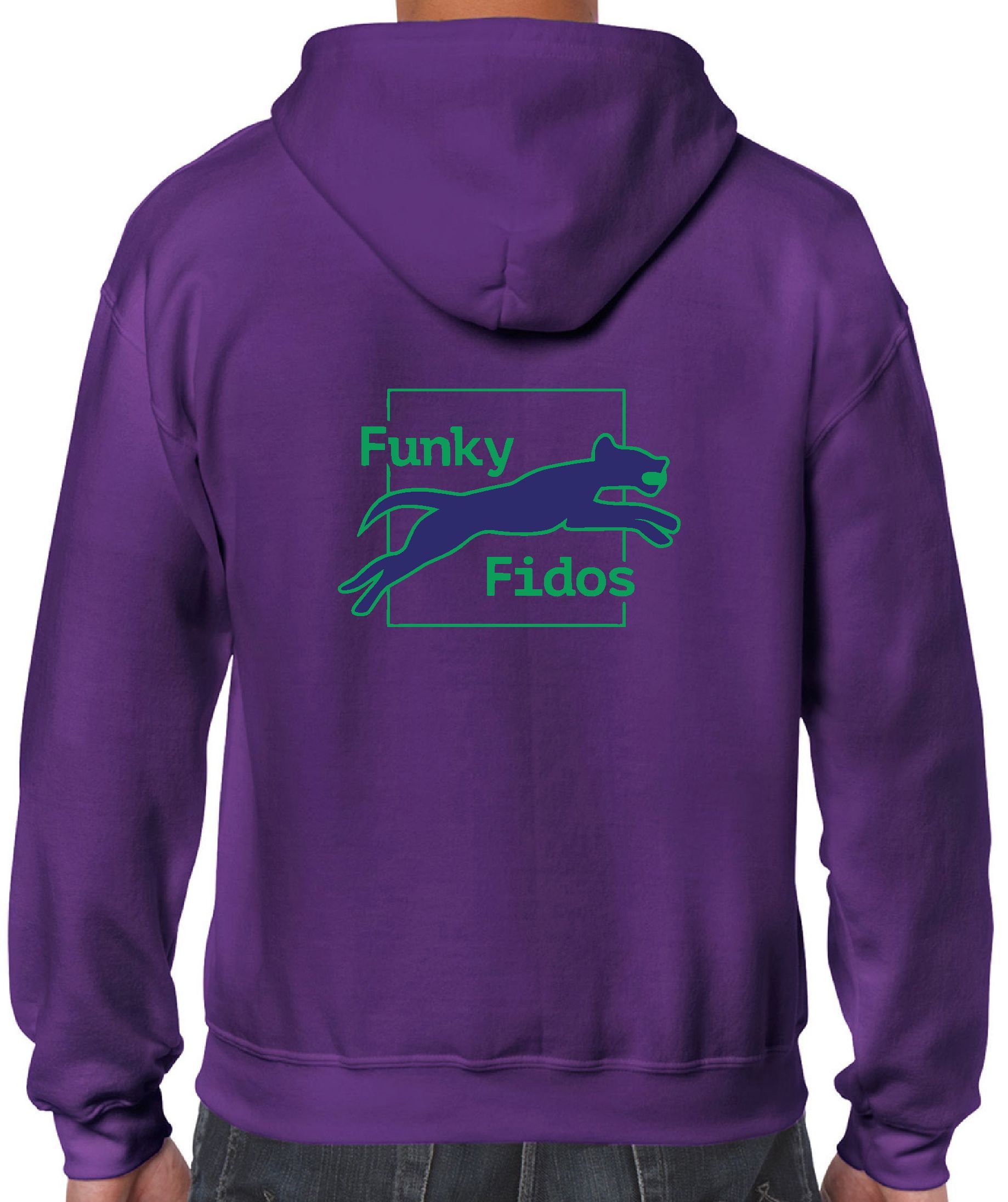 Funky Fidos – Zip Hoodie 