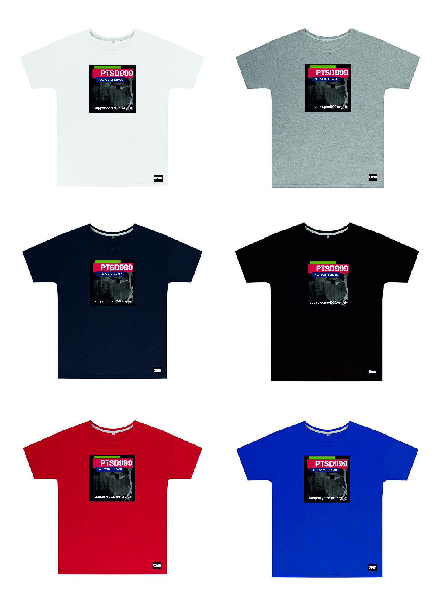 PTSD999- Face Tee (Kids)