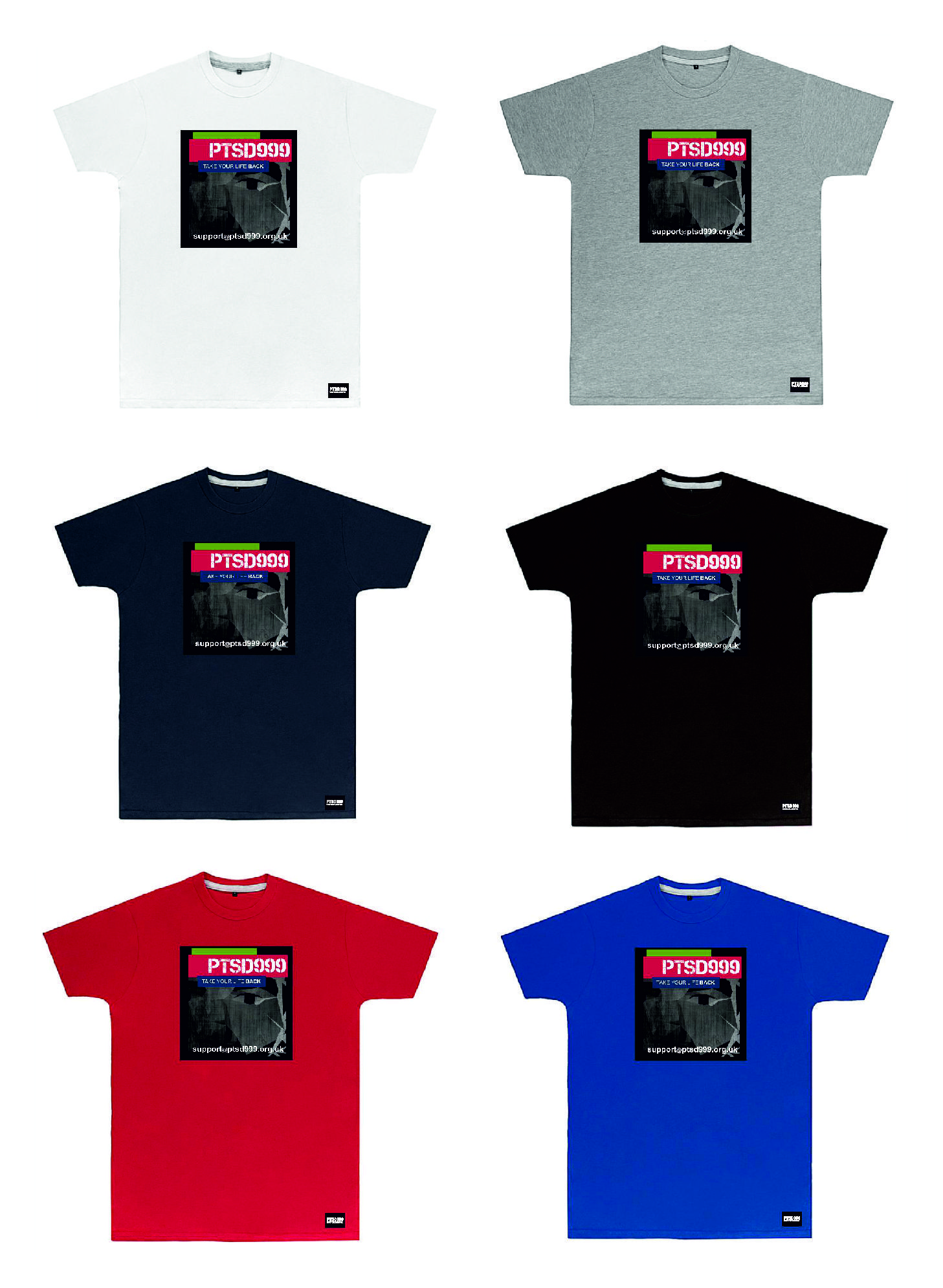 PTSD999- Face Tee (Unisex)