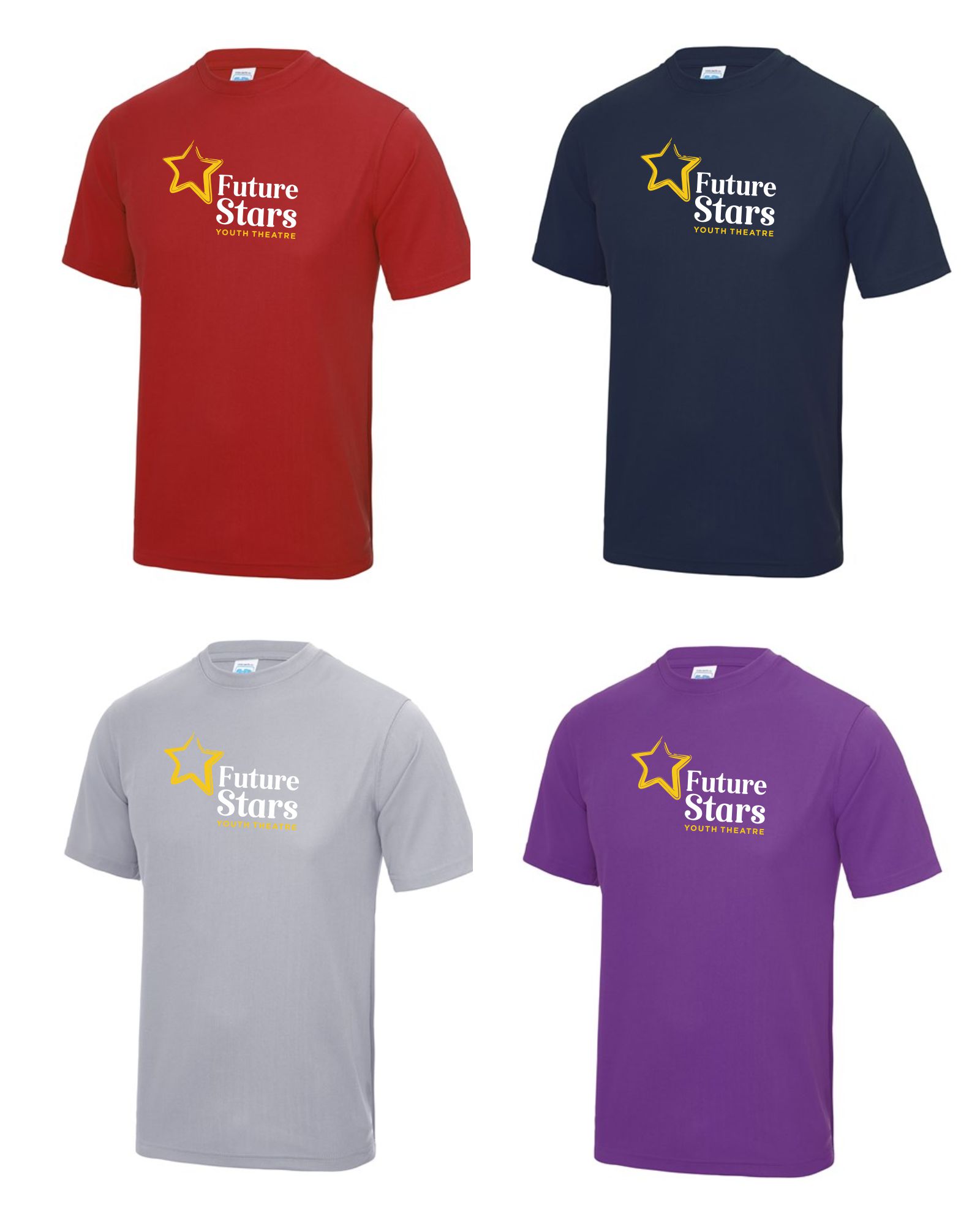 Future Stars Youth Theatre – Dri Fit Colour T Shirt (Kids)