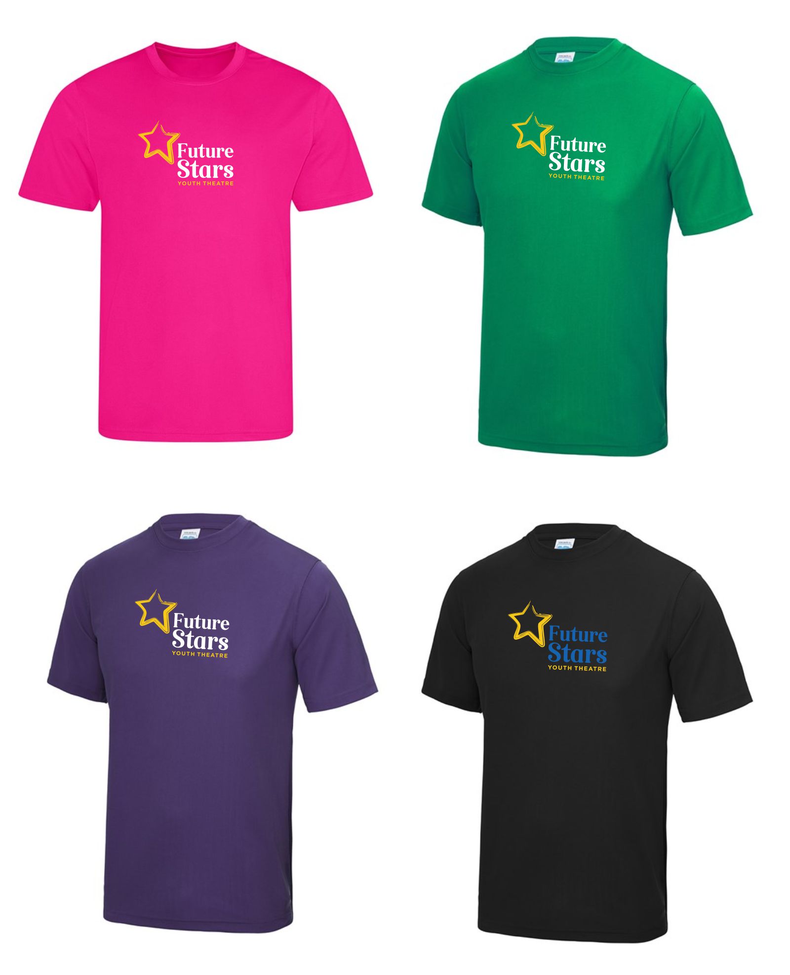 Future Stars Youth Theatre – Dri Fit Colour T Shirt (Kids)
