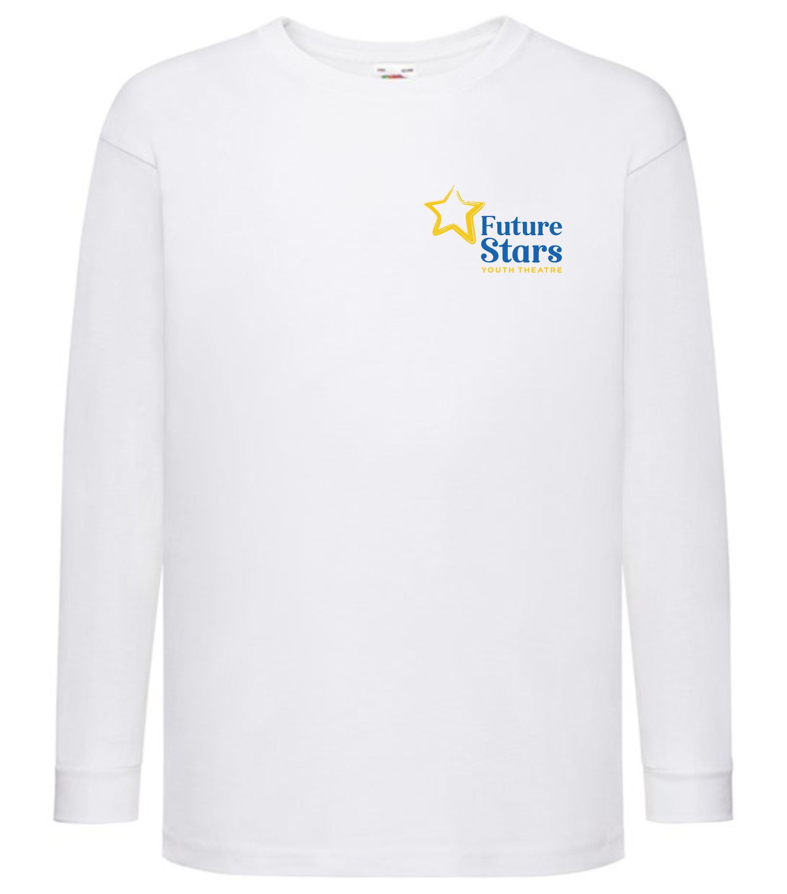 Future Stars Youth Theatre – White Long T Shirt (Adults)