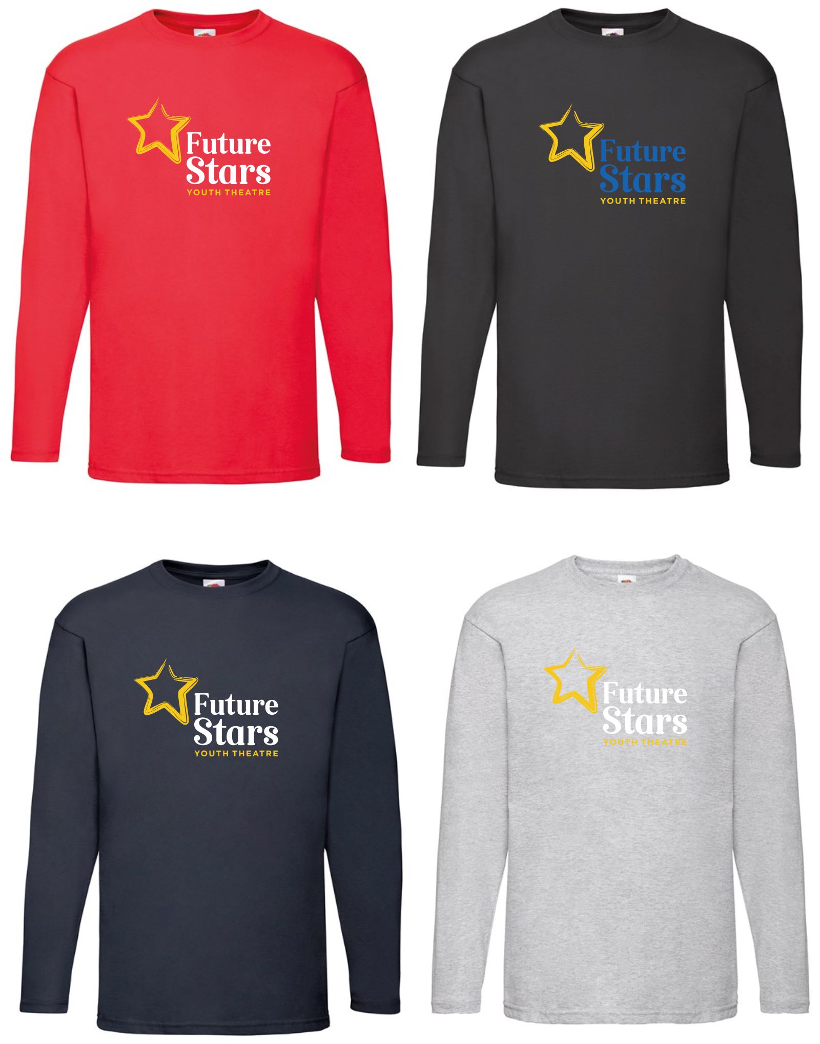 Future Stars Youth Theatre – Long Sleeve T-Shirt (Adults)
