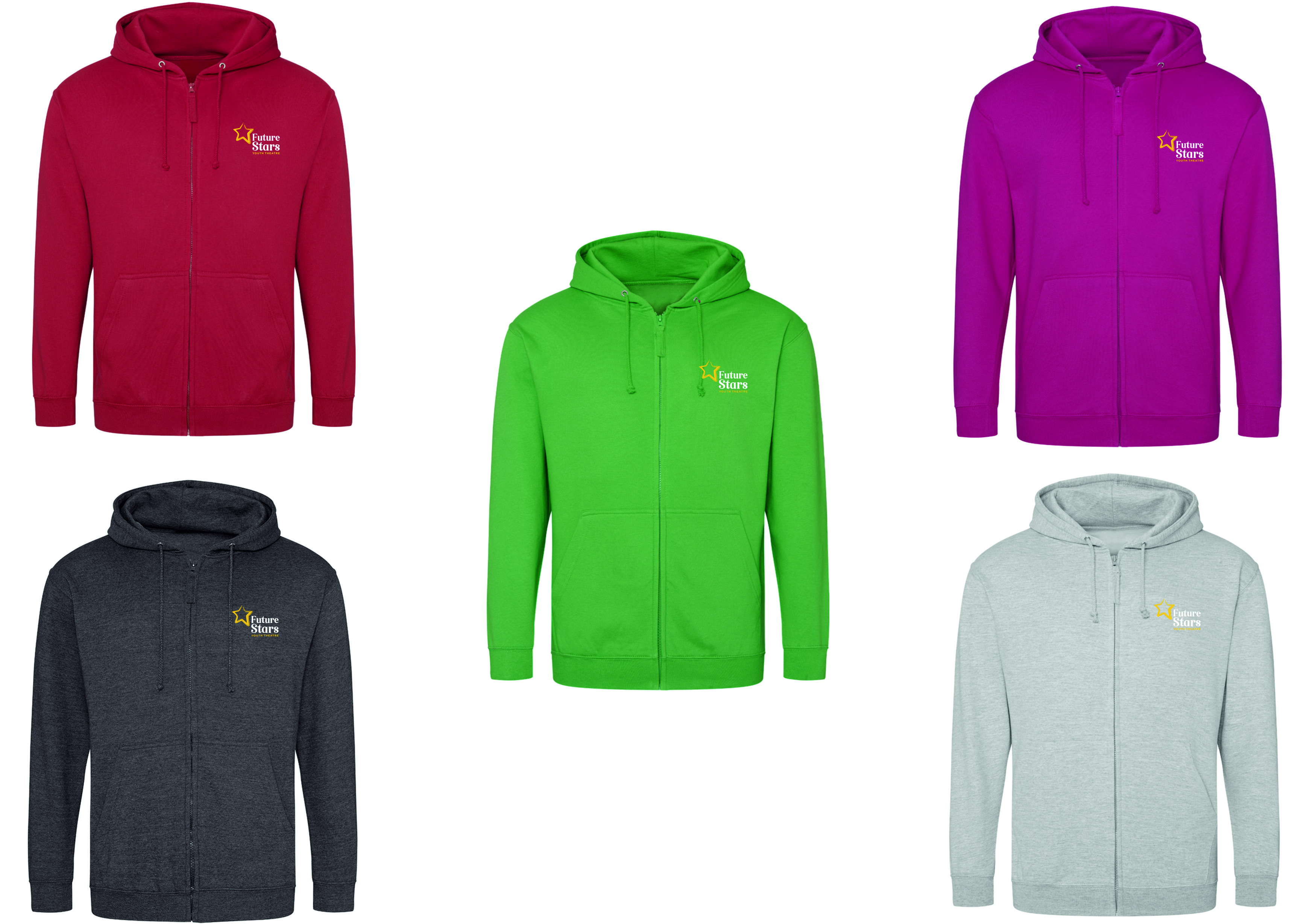 Future Stars Youth Theatre – Hoodie Zipped (Adults)