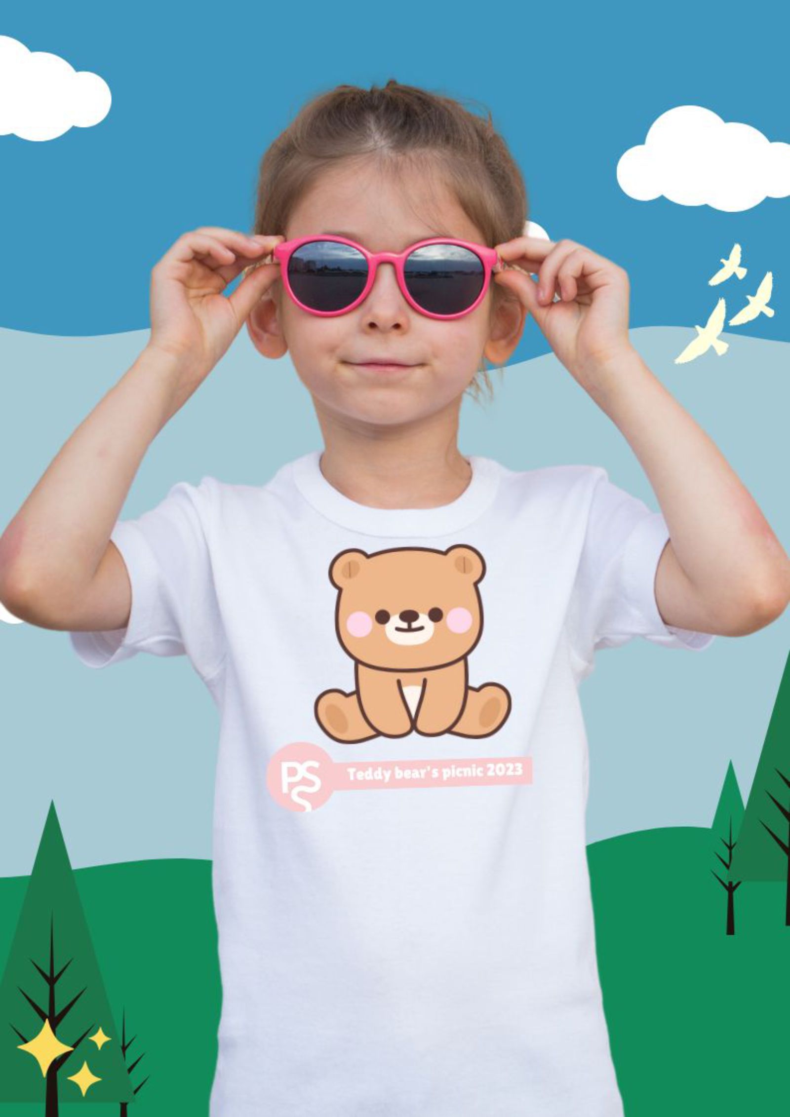 PSS - Teddy Bears Picnic (Kids white)