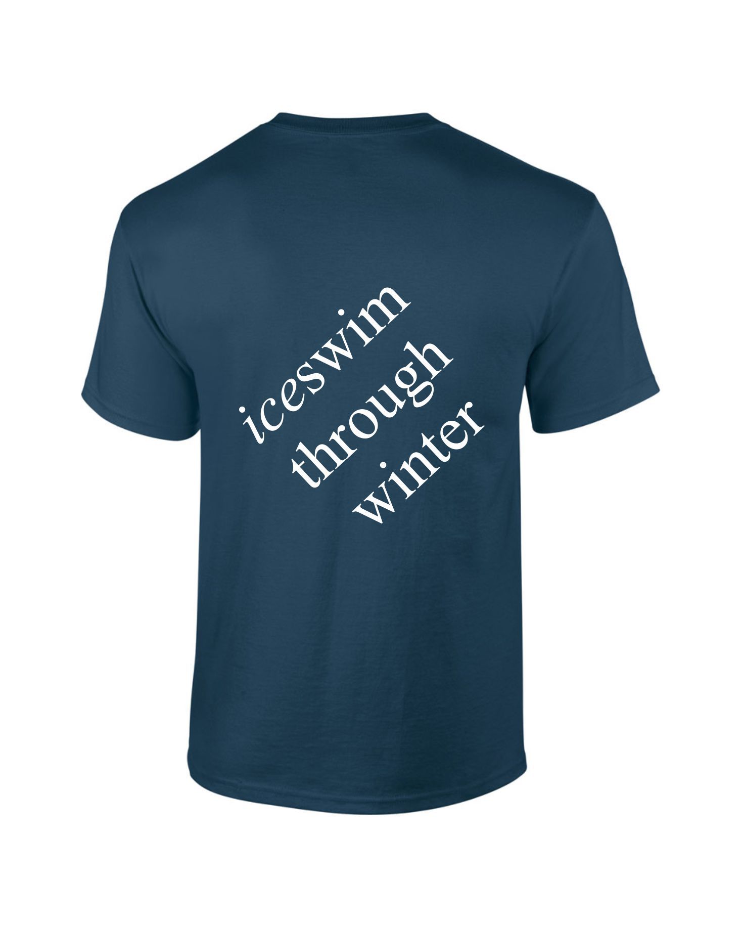 The Falcon Open Water Swimming - Blue Ice Swim Falcon T-Shirt (Unisex)