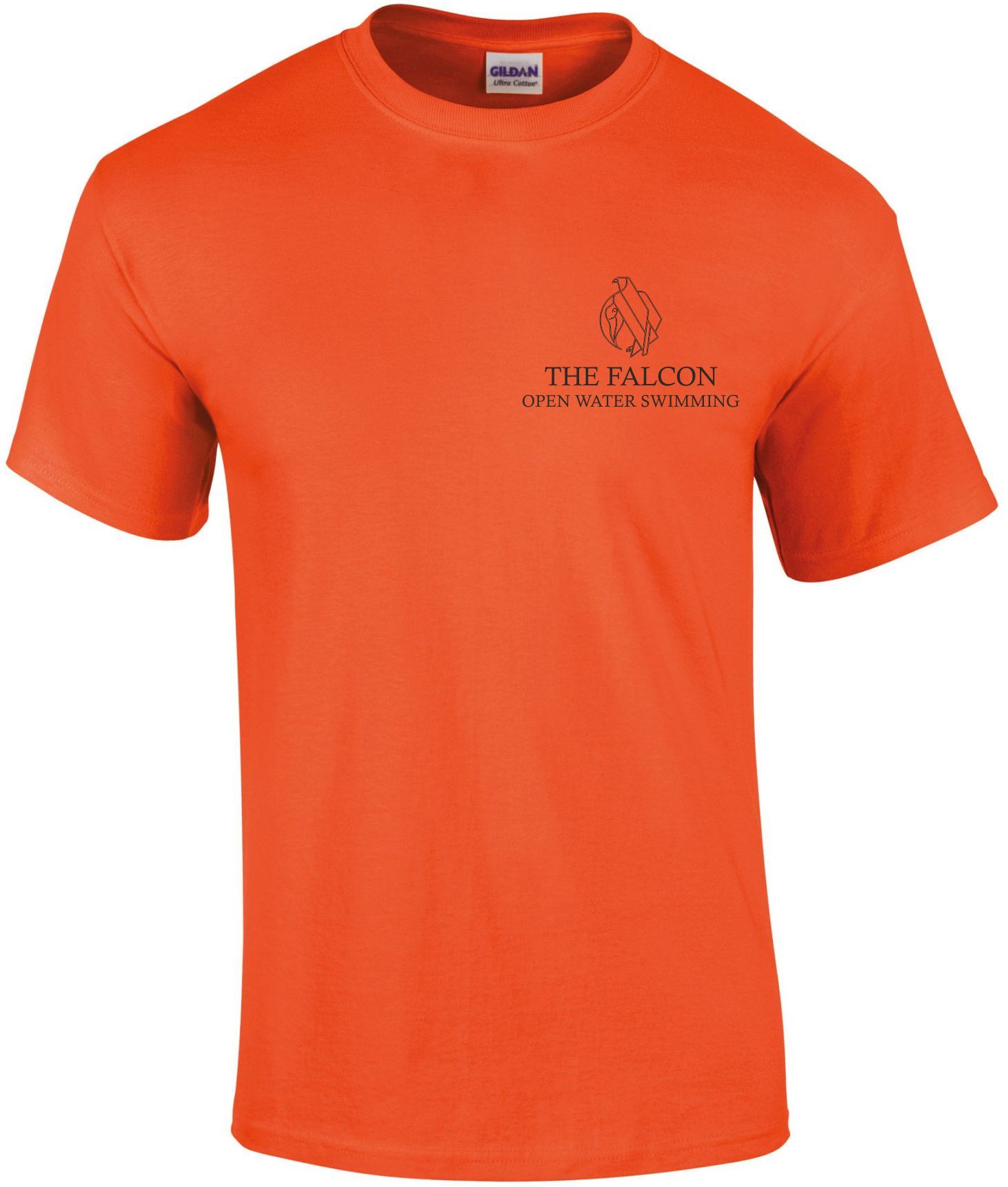 The Falcon Open Water Swimming - Standard Orange Falcon T-Shirt (Unisex)