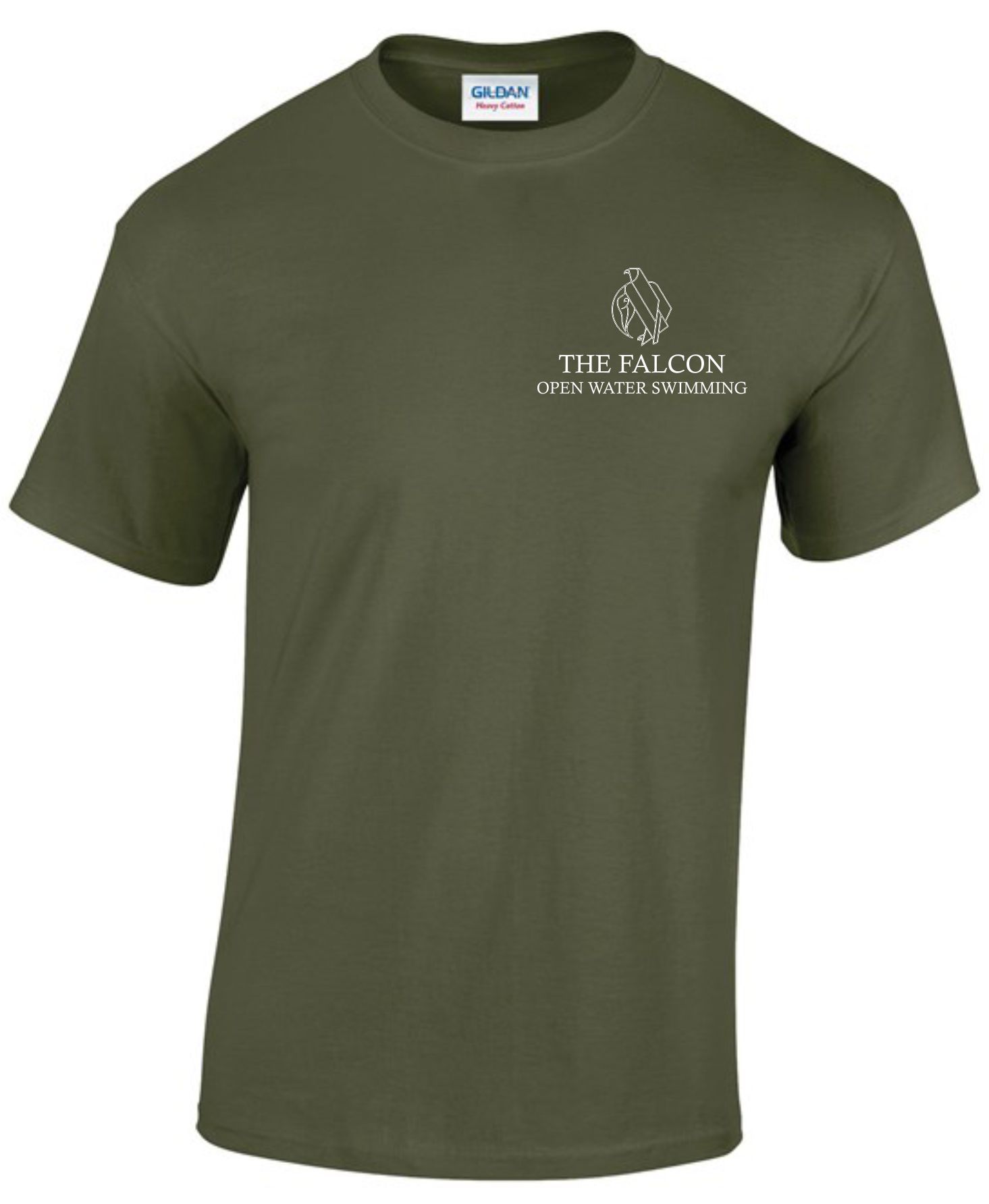 The Falcon Open Water Swimming - Standard Green Falcon T-Shirt (Unisex)